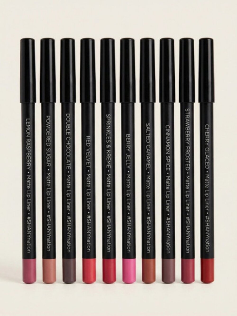 Set of 10 Shany Lip Liners